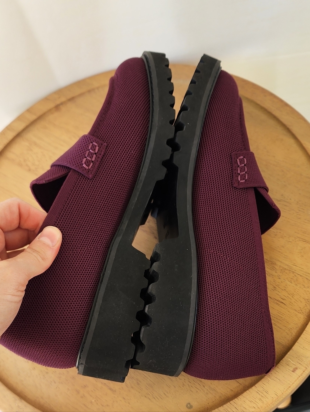Vivaia Francesca Burgundy Casual Loafers Womens 10 - Picture 12 of 13